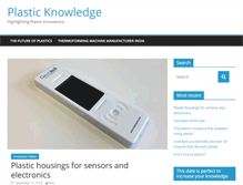 Tablet Screenshot of plasticknowledge.com